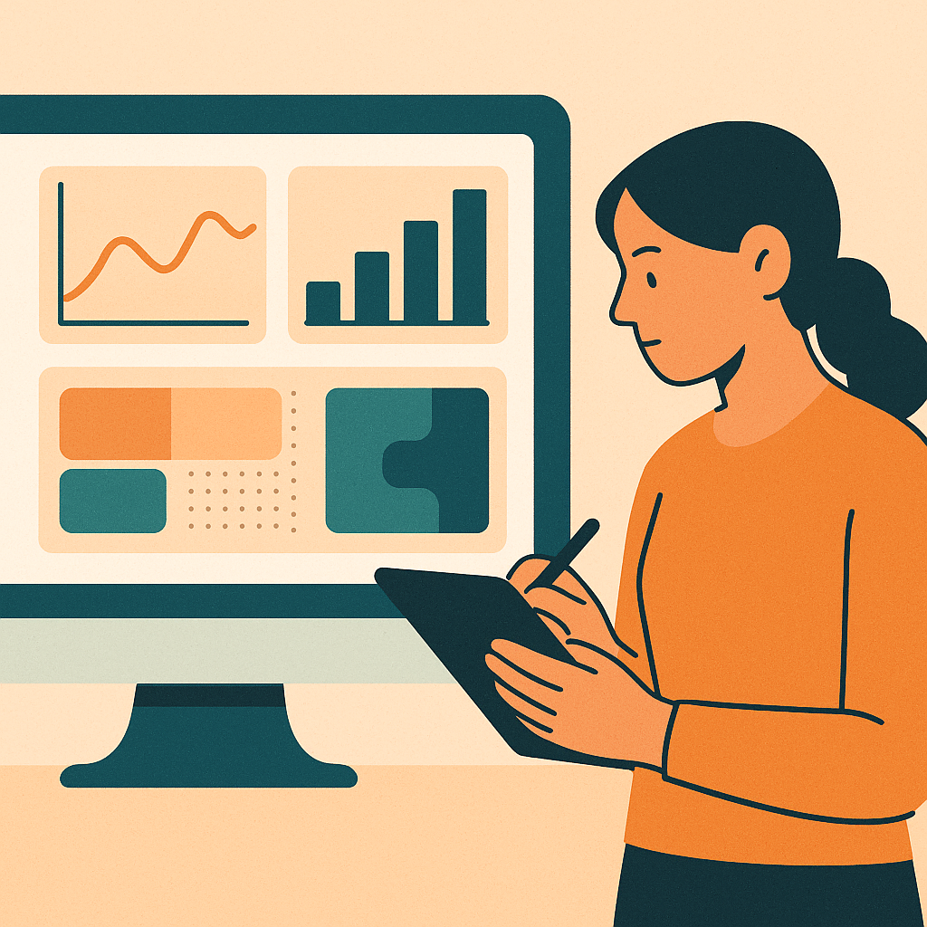 Tableau de bord Google Analytics avec statistiques de trafic