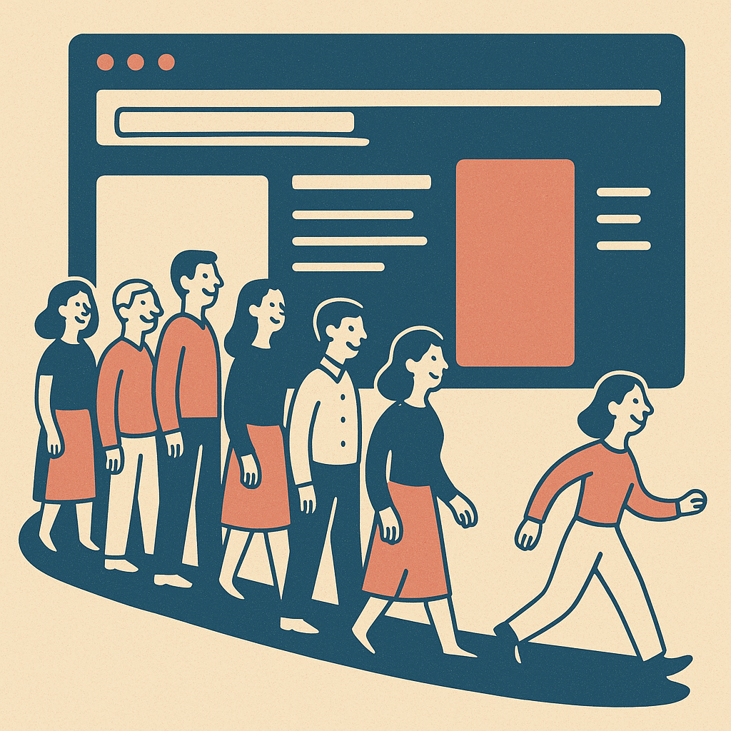 Graphique montrant les performances optimisées d'un site web rapide